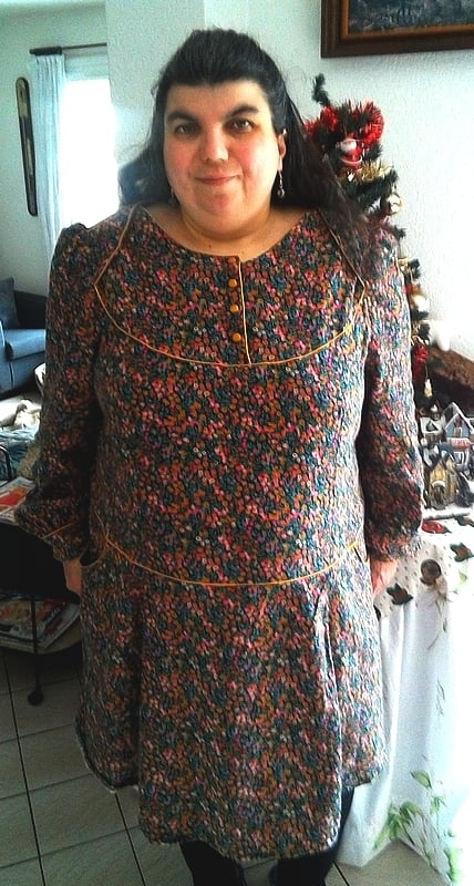 Robe en Liberty Lantana